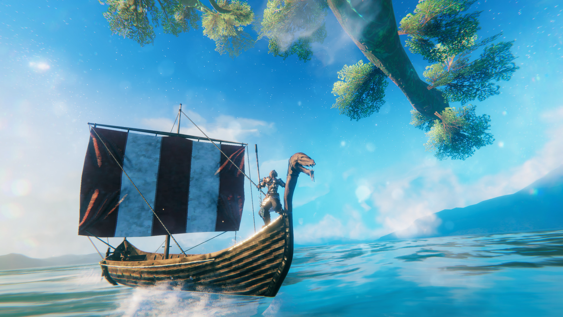 A Valheim world landscape